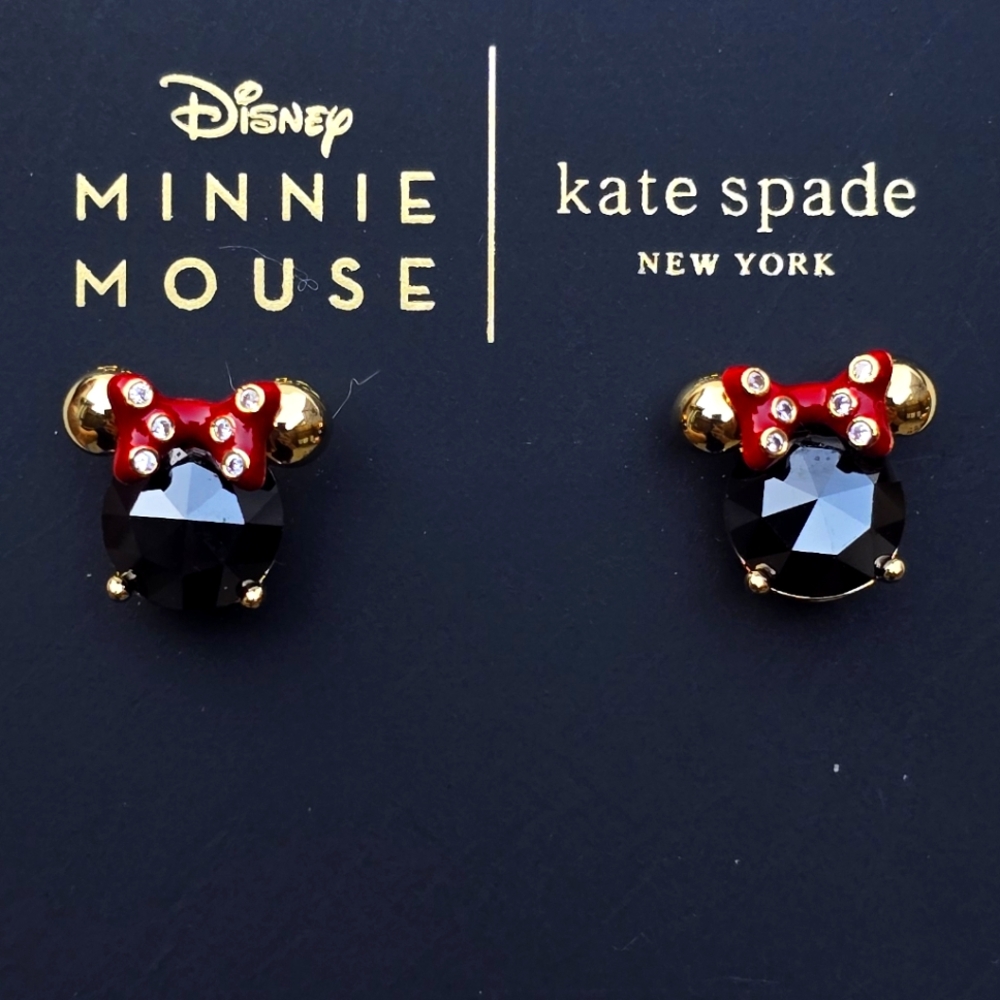 Kate Spade Minnie Mouse Stud Earrings